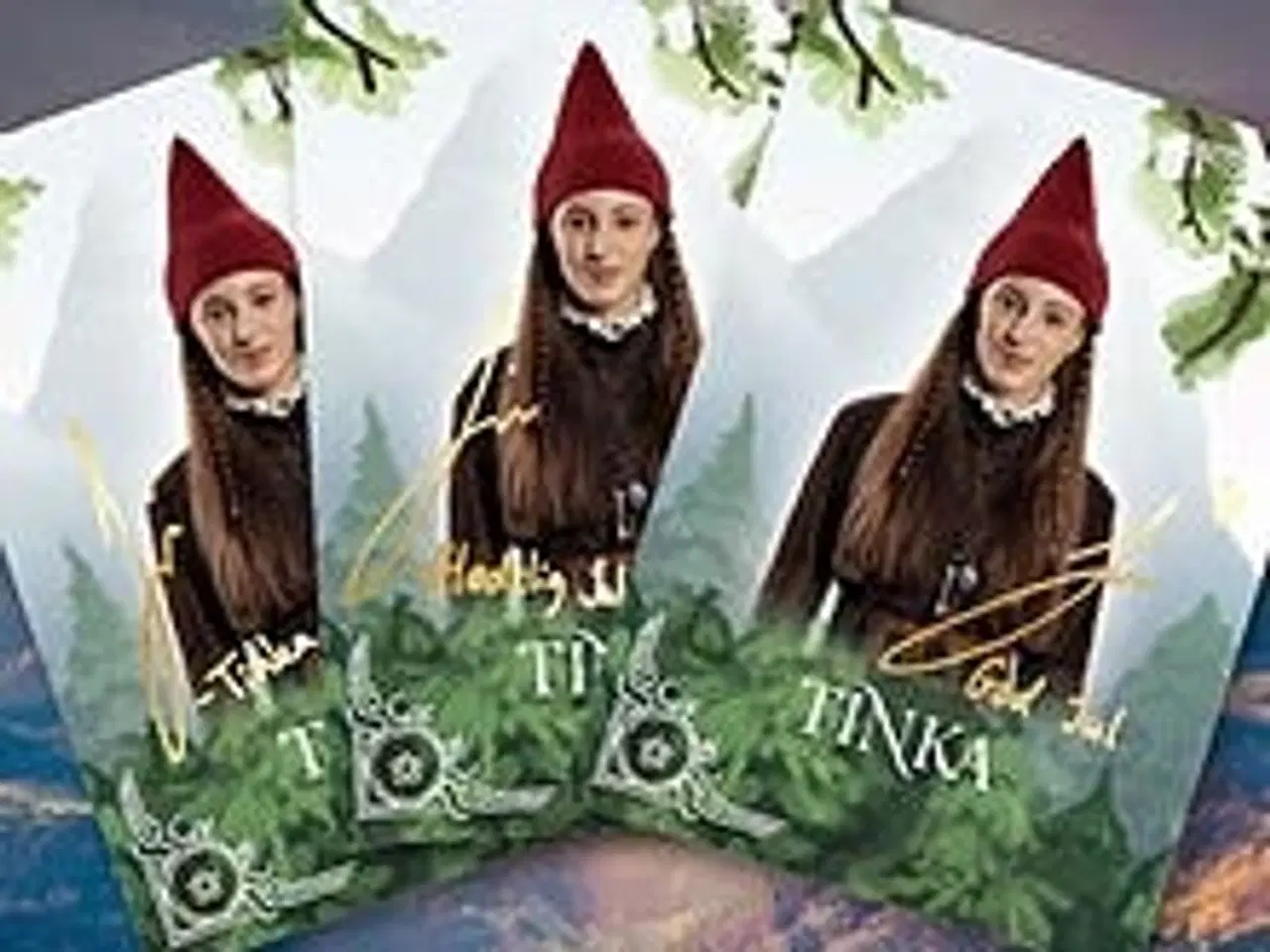 Billede 3 - Tinka jule evntyr samlekort  guldkort og autoggraf
