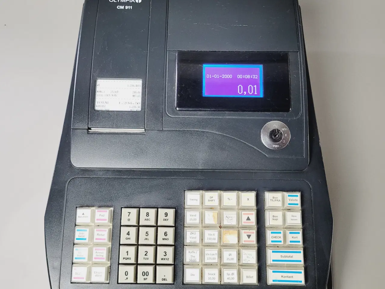Billede 2 - Olympia CM 911 Elektronisk Kasseapparat 