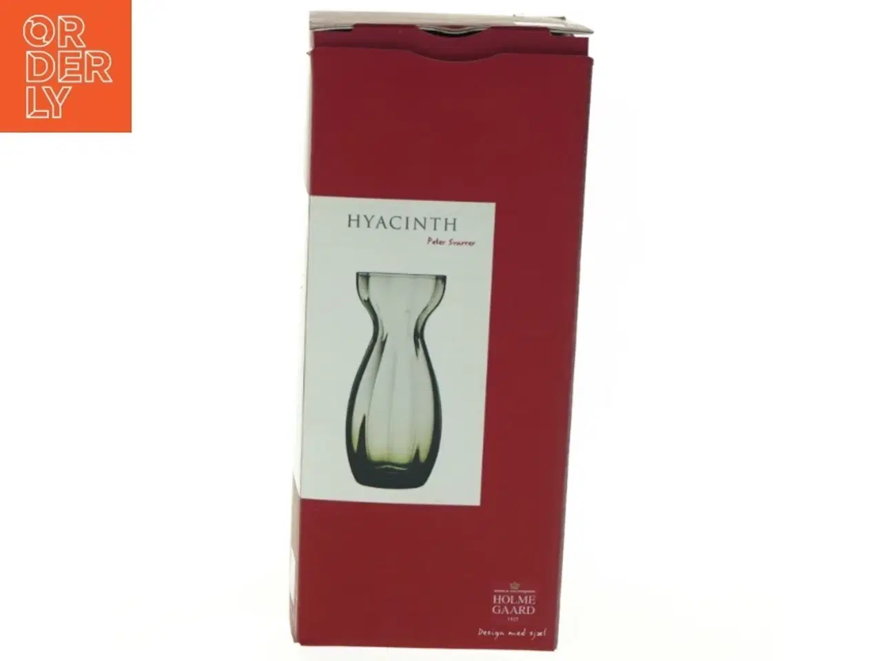 Billede 6 - Holmegaard Hyacinth-vase fra Holmegaard (str. H. 18 cm. ø. 7,5 cm)