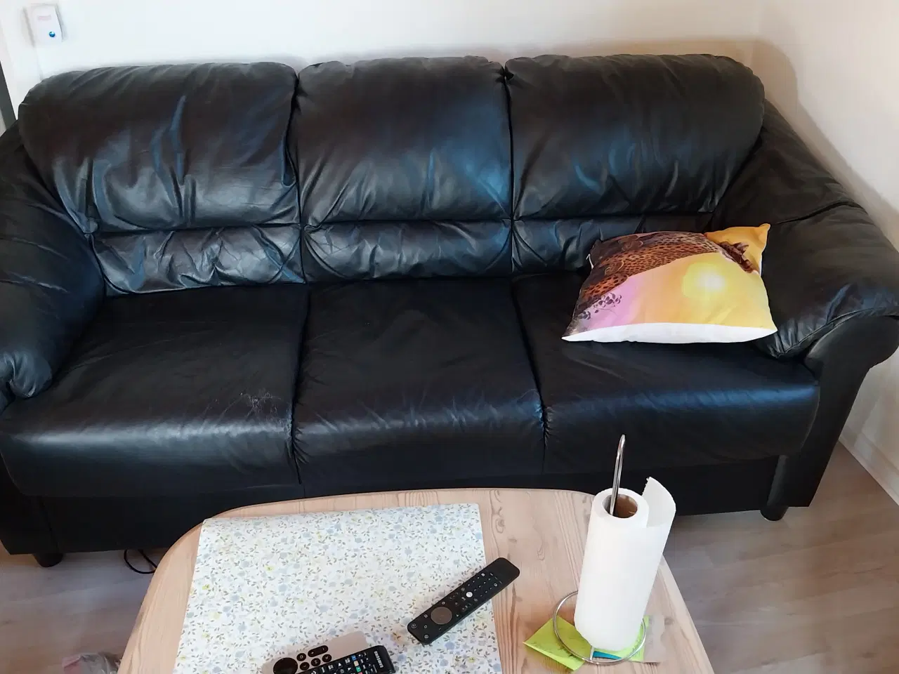 Billede 2 - Læder sofa