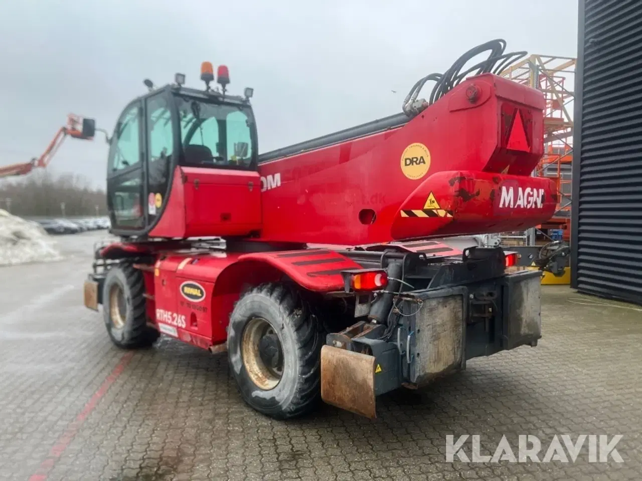 Billede 4 - Rotations Teleskoplæsser Magni RTH5.26 med Kranspil/Mandskabskurv/Gafler