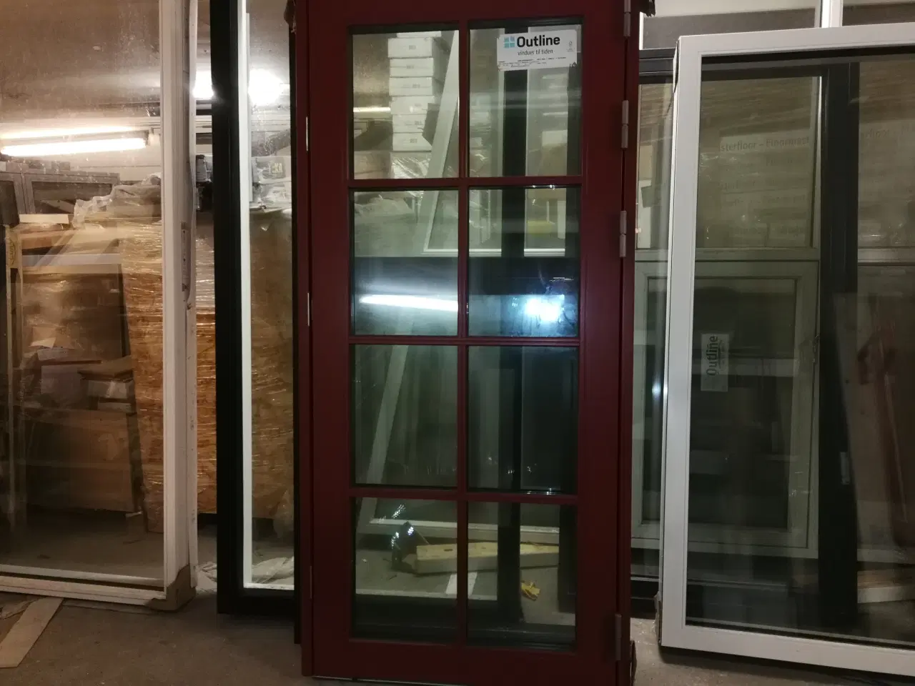 Billede 1 - NY TRÆ/ALU TERRASSEDØR 87,8x187,8, KR 3800