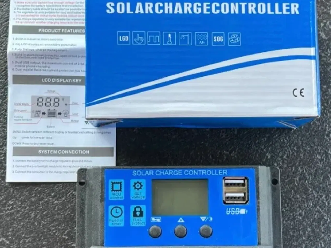 Billede 1 - Solcelle regulator 30A