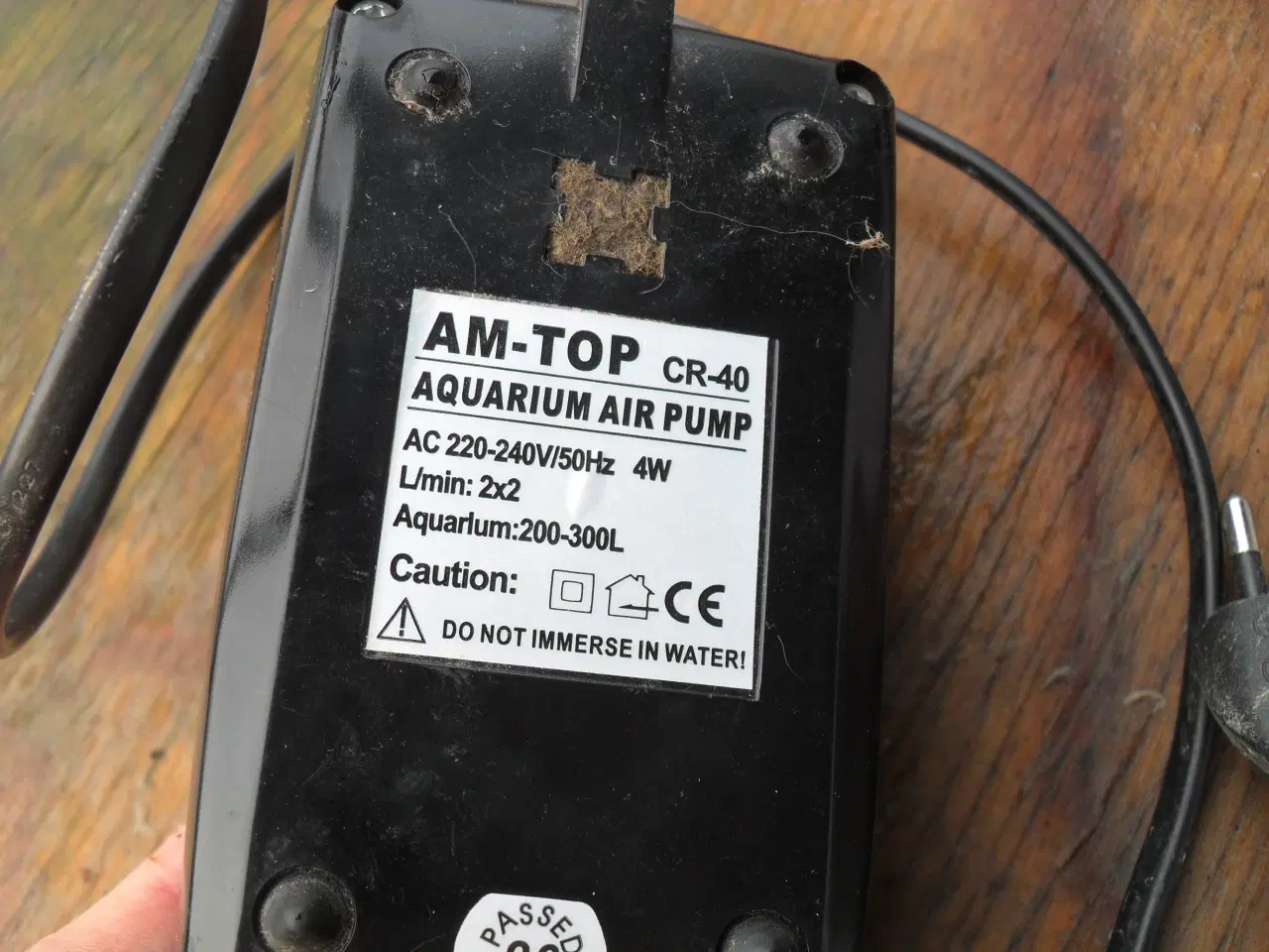 Billede 2 - akvarie luftpumpe am-top til 200-300 ltr. akv.