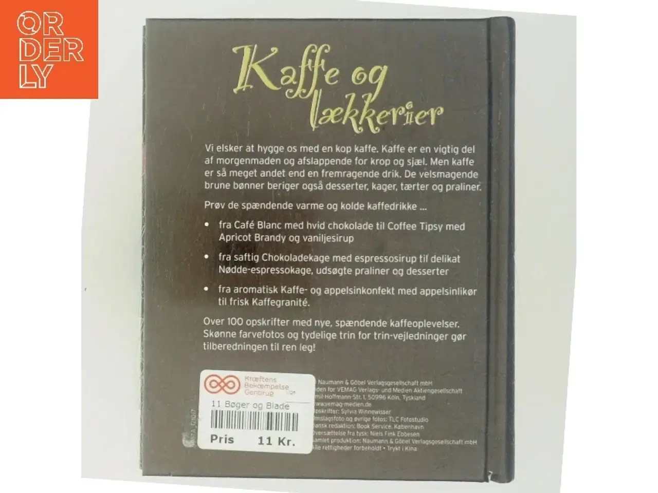 Billede 3 - Kaffe og lækkerier – kogebog fra Naumann & Gbel Verlagsgesellschaft mbH af Ukendt forfatter (Bog)