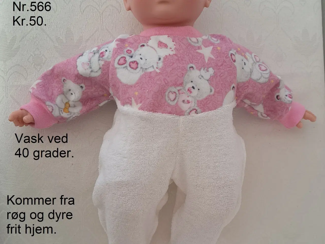 Billede 9 - Dukketøj til Sofia dukken på 40cm. med blød krop.