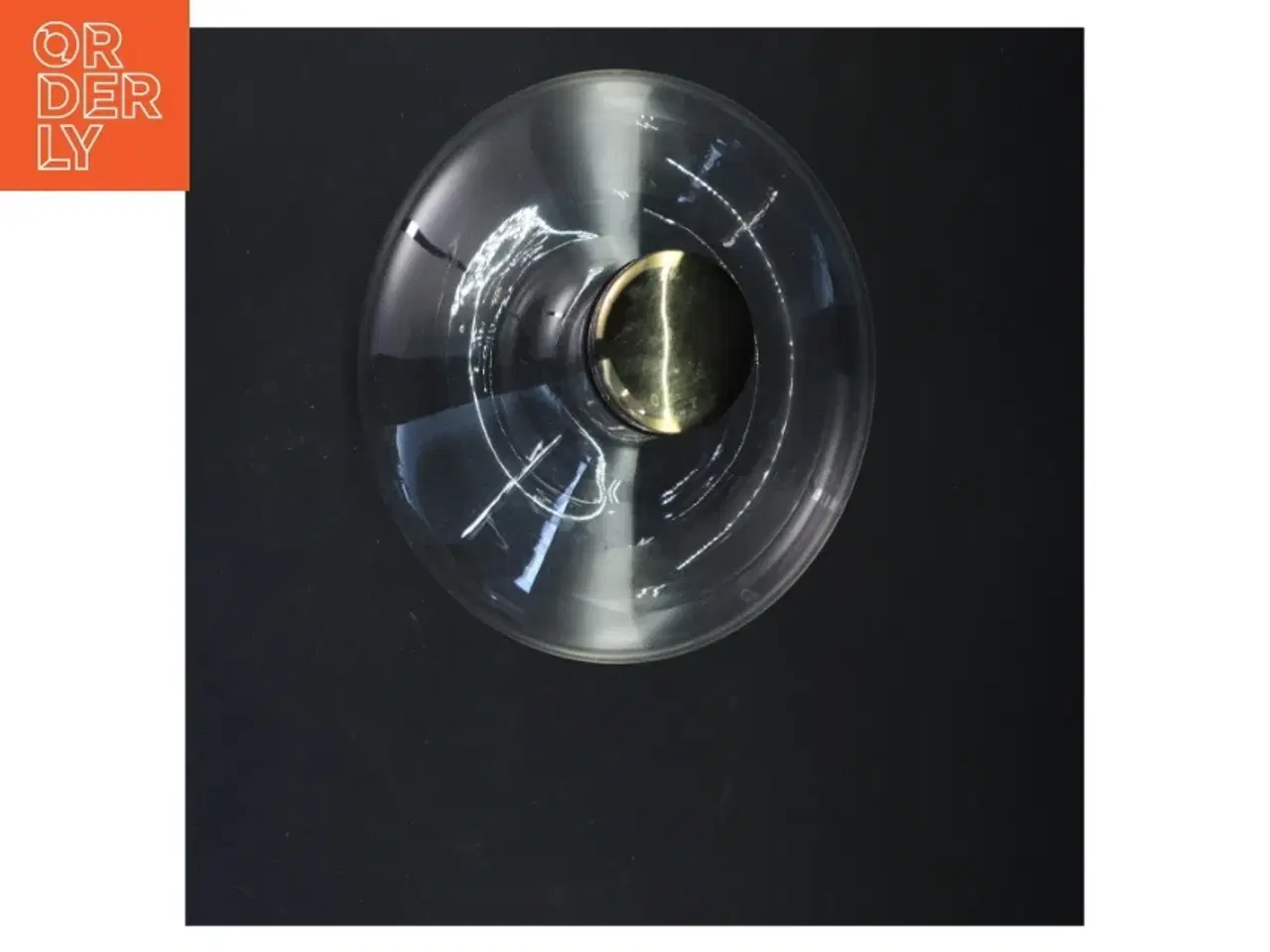 Billede 2 - Glas karaffel med messinglåg (str. 22x20 cm)