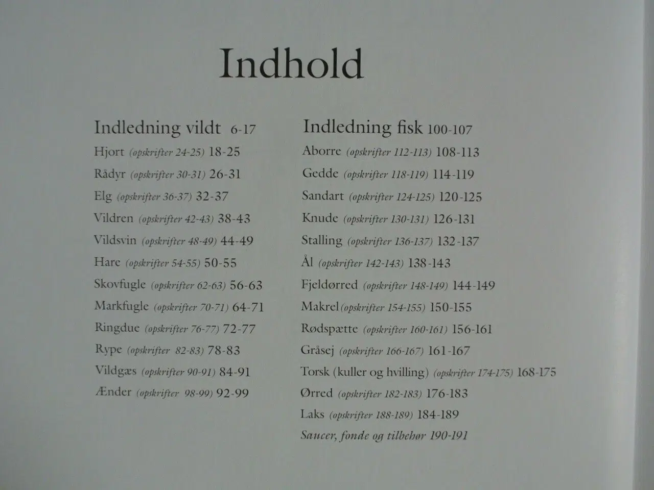 Billede 2 - vildt- og fiskekogebogen, red. af siri reuterstran