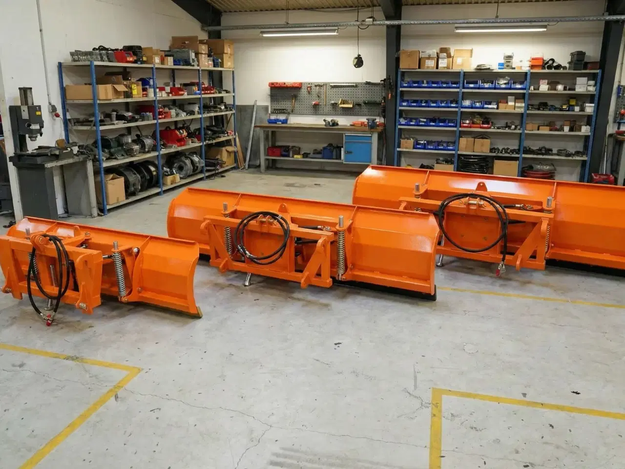 Billede 1 - Sneplov/-blad 140-240cm med euroskifte samt 3 punkt ophæng.