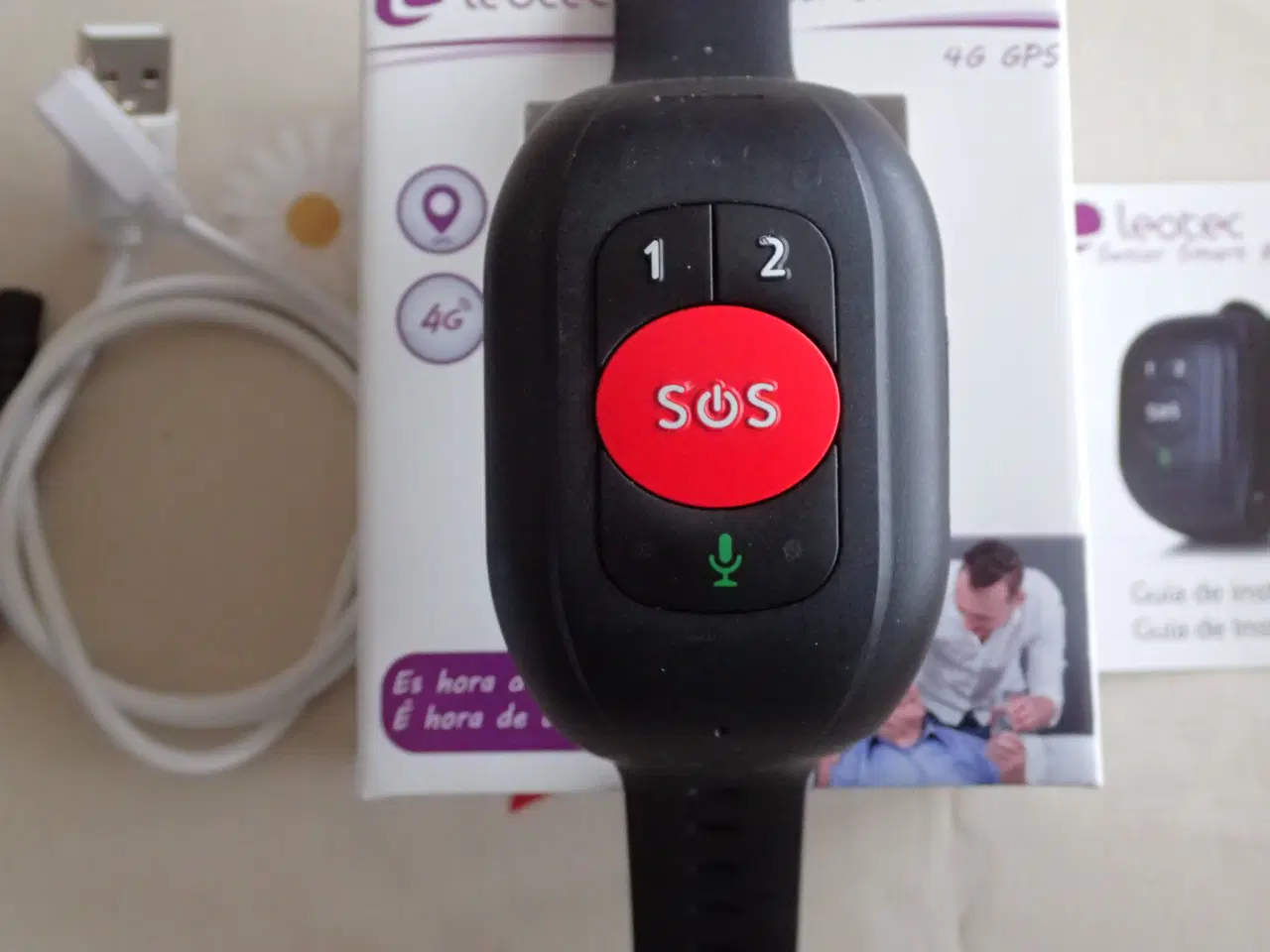 Billede 4 - Alarm SOS nødkald Leotec 4G LTE GPS.