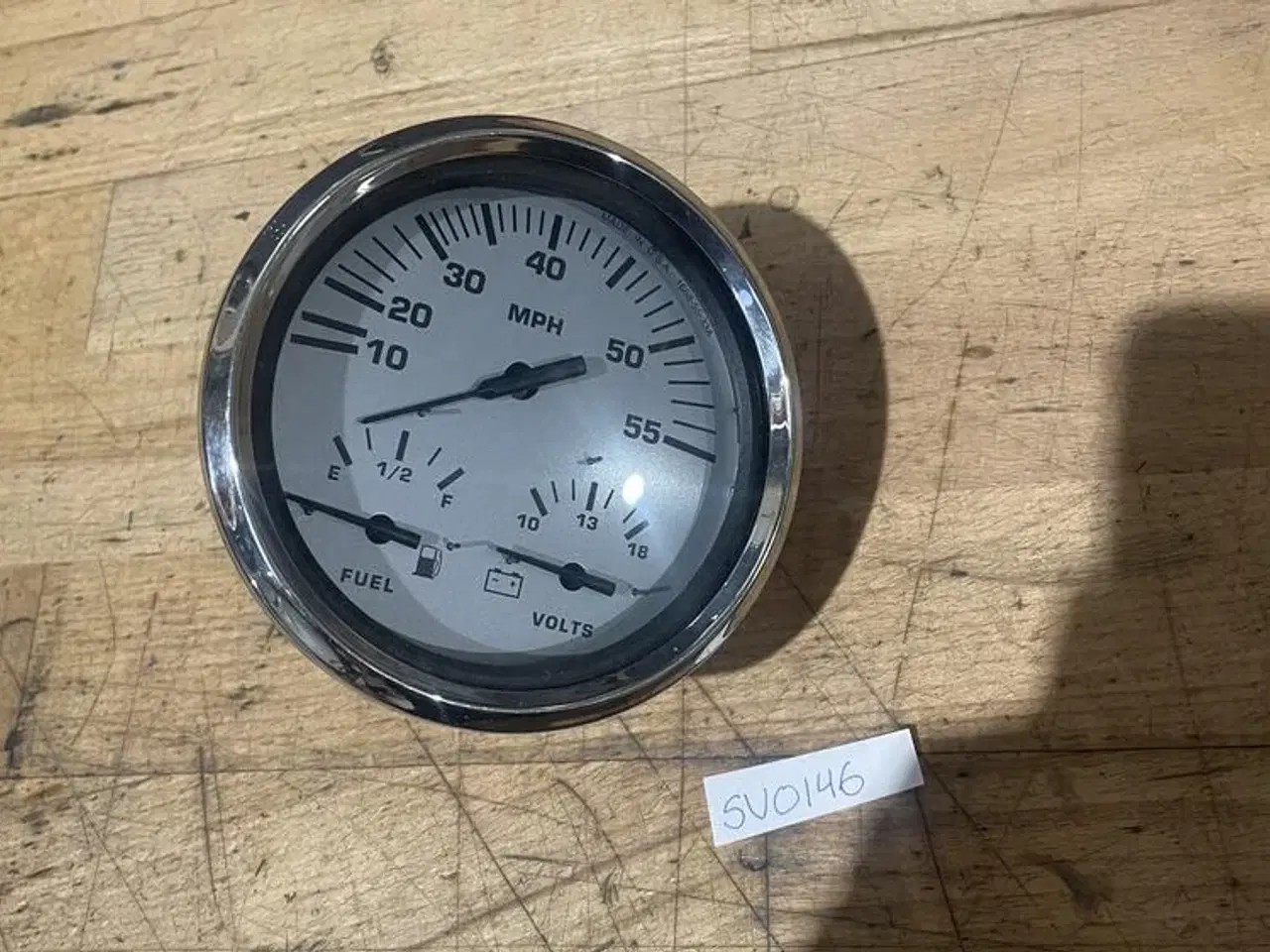 Billede 1 - Kombinationsinstrument – Faria måler (Speedometer / Fuel / Volt) DEMO