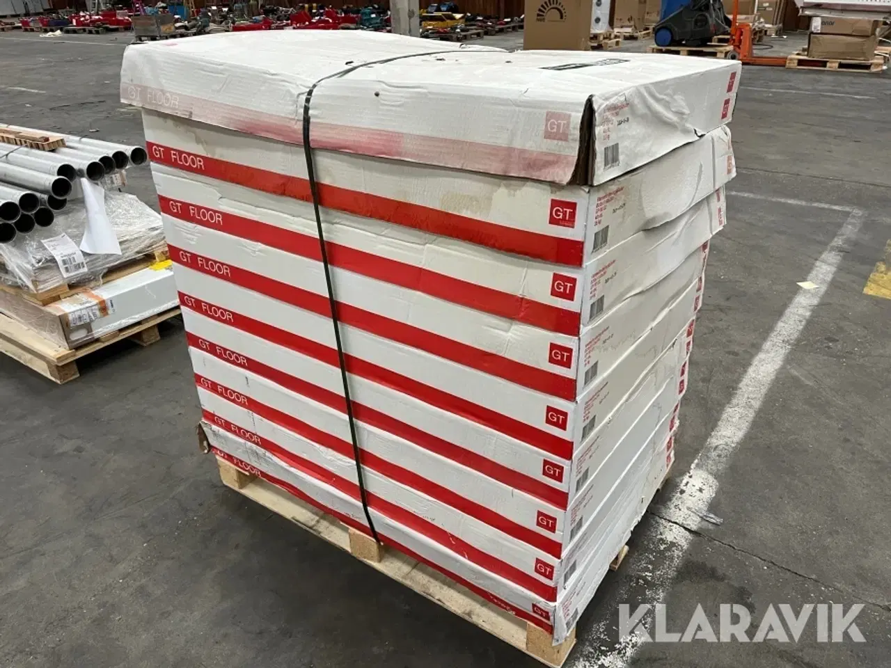 Billede 2 - Varmefordelingsplader GT Floor ø20 1150x280 - 9 kasser