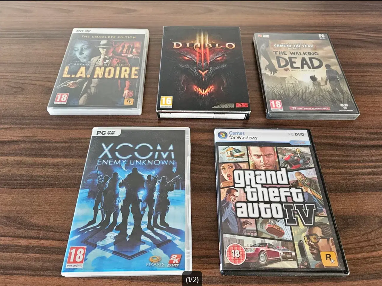 Billede 1 - L.A. Noire, Diablo, XCOM, GTA, Walking Dead