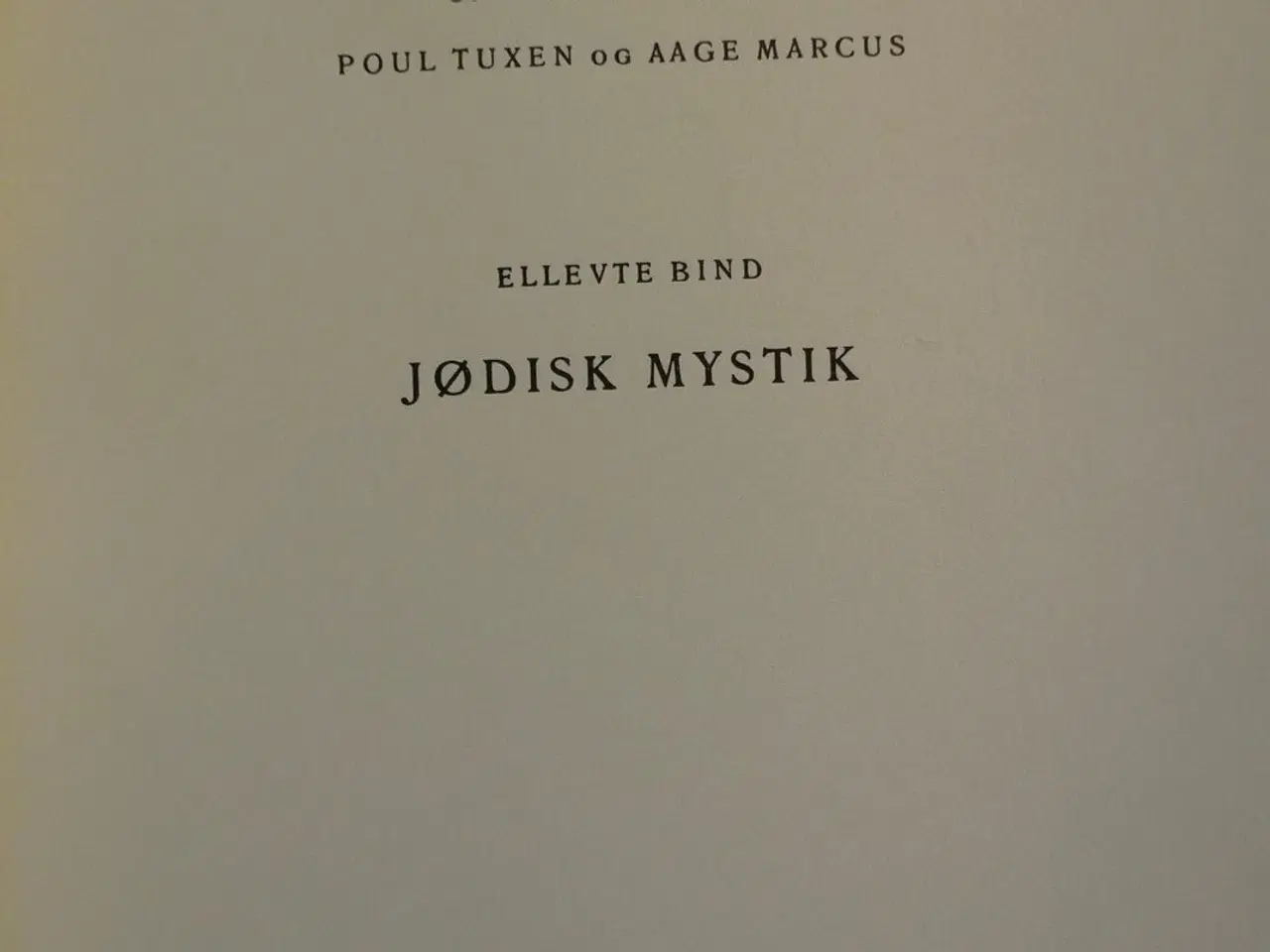 Billede 2 - jødisk mystik, ved r. edelmann, emne: religion
