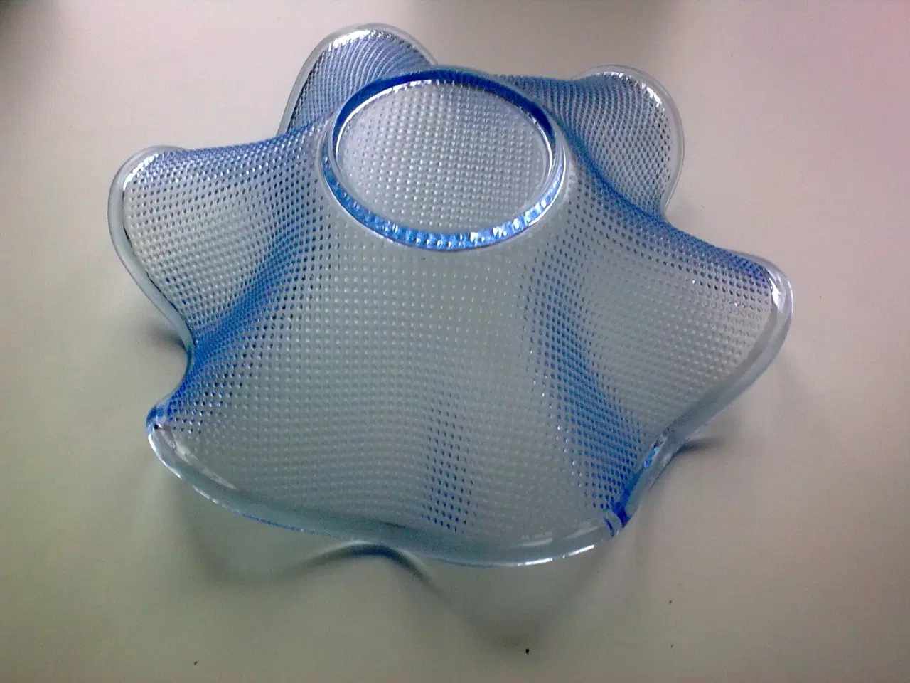 Billede 18 - Lyseblå glas retro +5 forskellige + luftbobler 