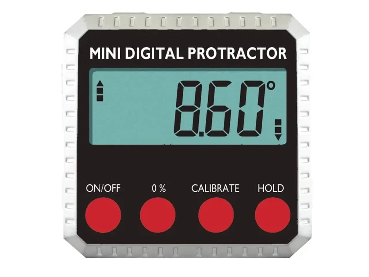 Billede 1 - Digital vinkelmåler 4x90° 50x50x25 mm med magneter i bunden. Afl. 0,2°