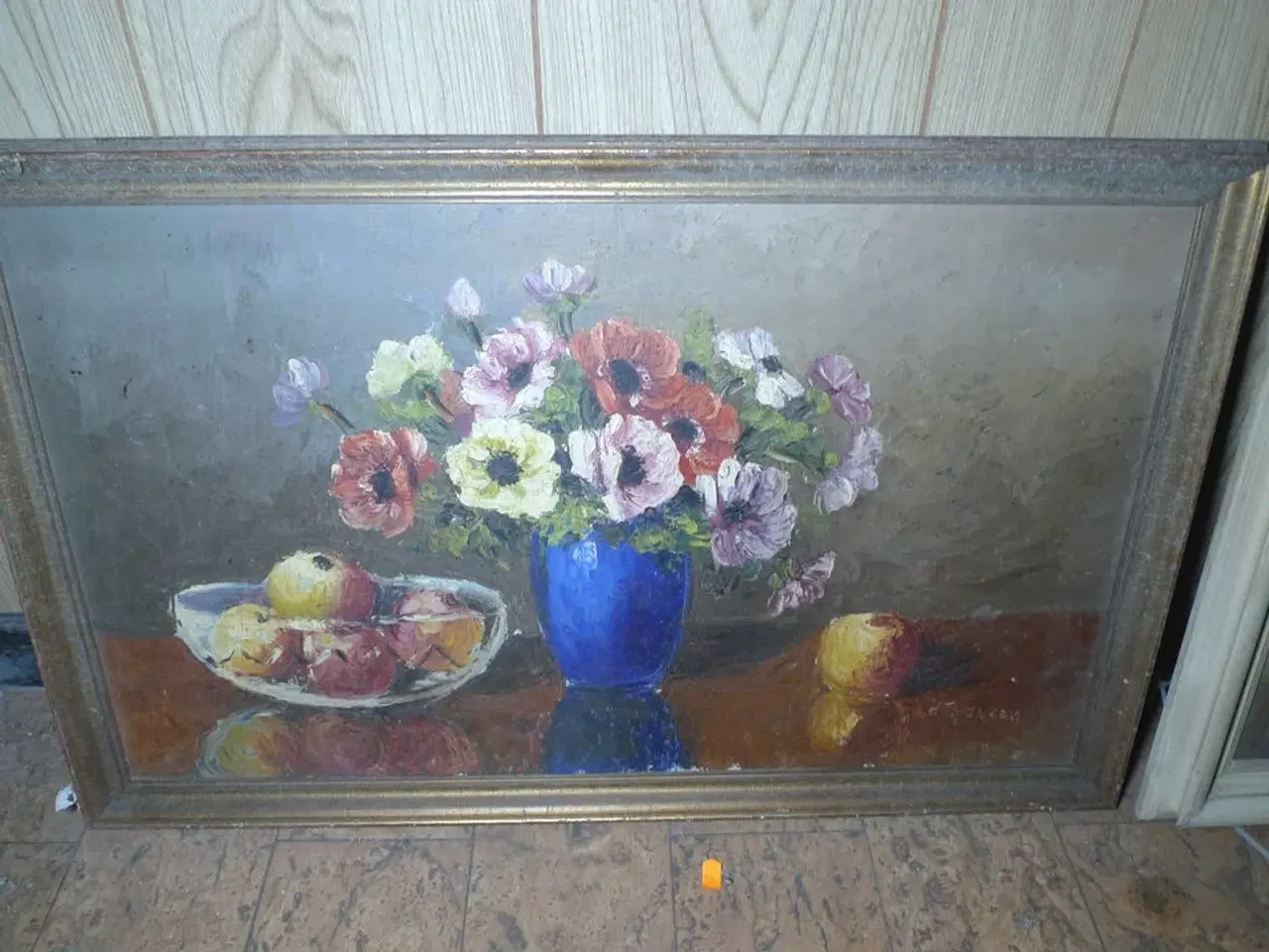 Billede 6 - 14 stk. malerier i rammer ass. str.