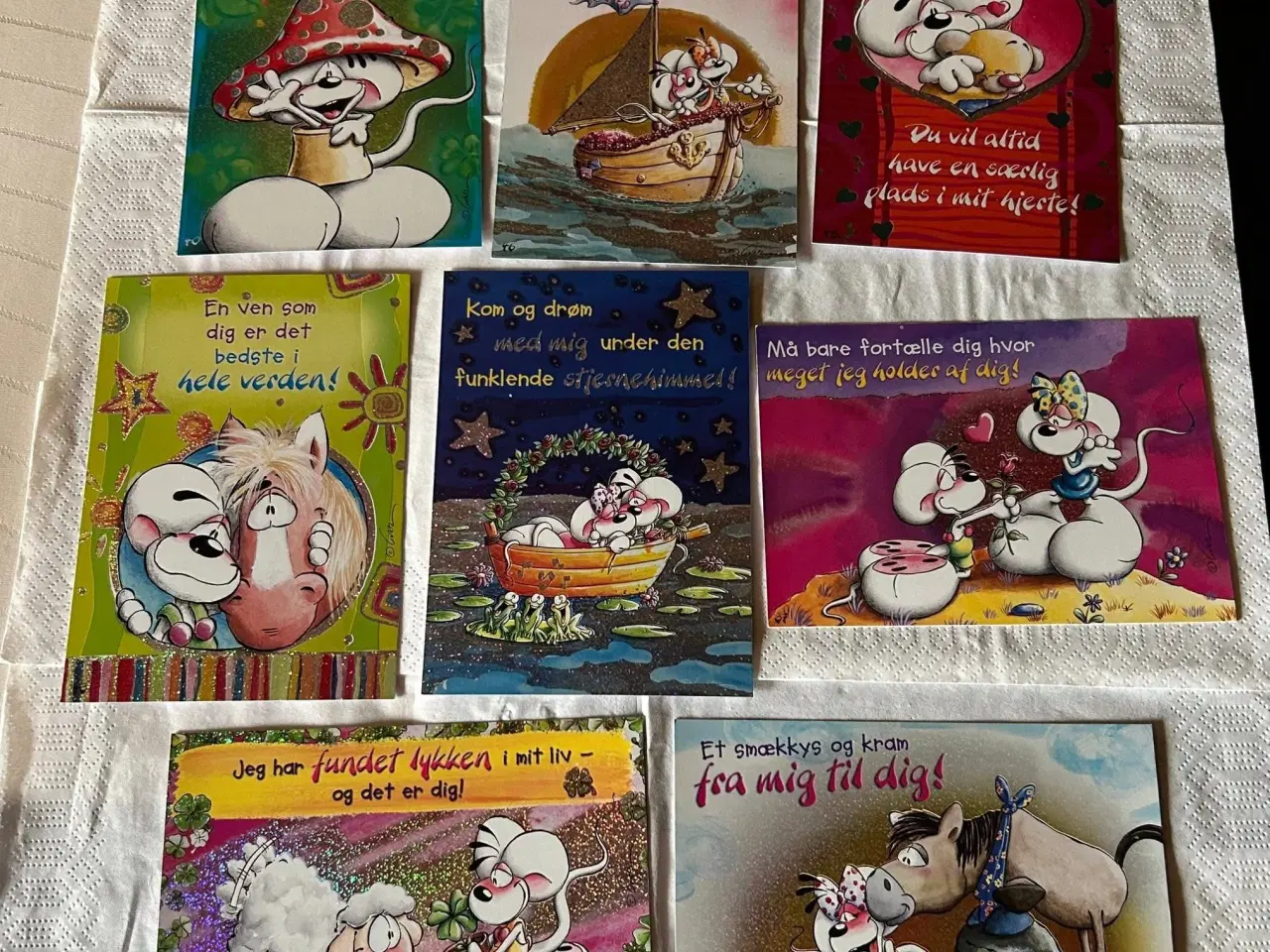 Billede 3 - 50 danske Diddl postkort 