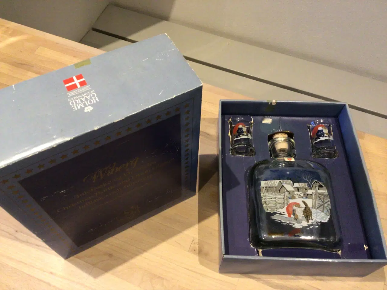 Billede 3 - Harald Wiberg juleflaske og dramglas