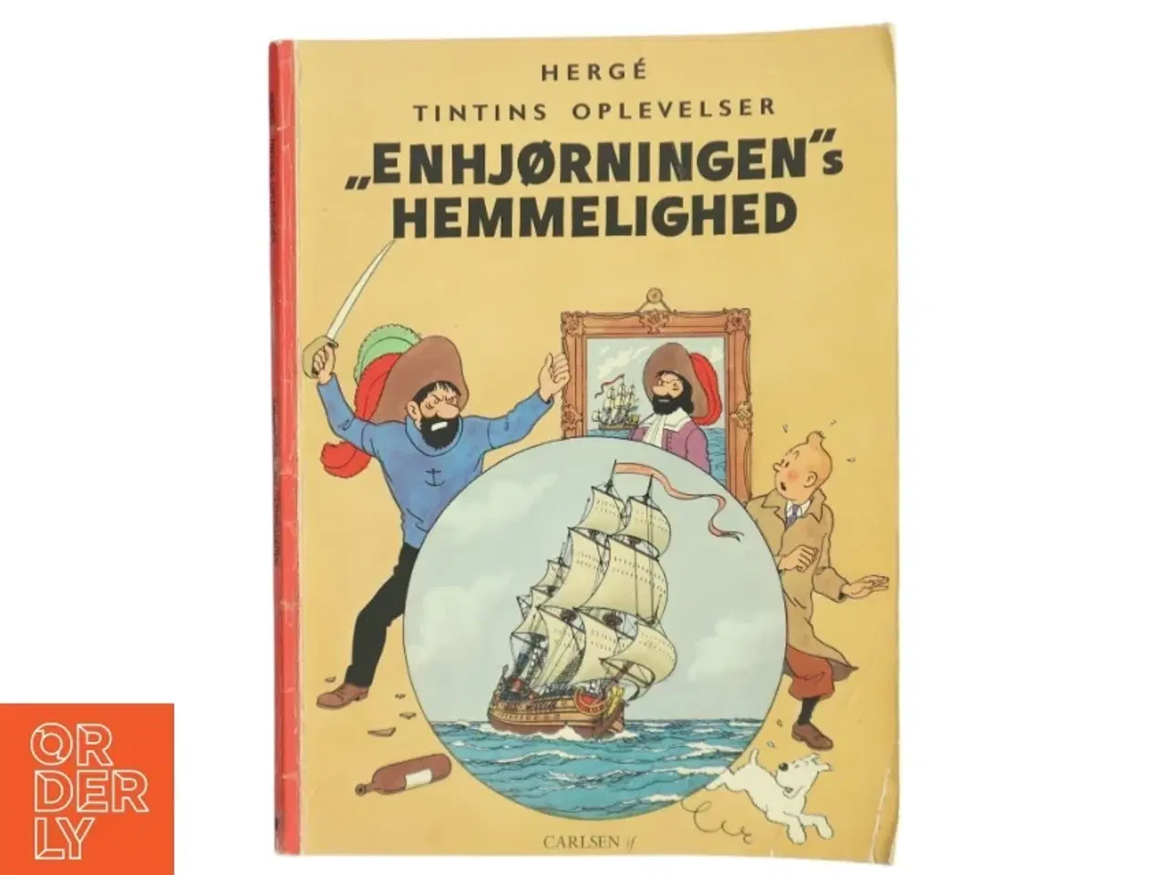 Billede 1 - Tintin Bog &#39;Enhjørningens hemmelighed&#39; fra Carlsen