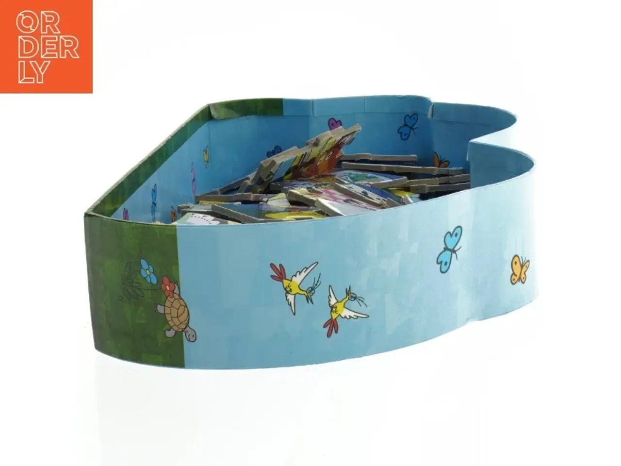 Billede 4 - Børnepuslespil i metalæske, barbapapa fra Barbapapa (str. 54 brikker)