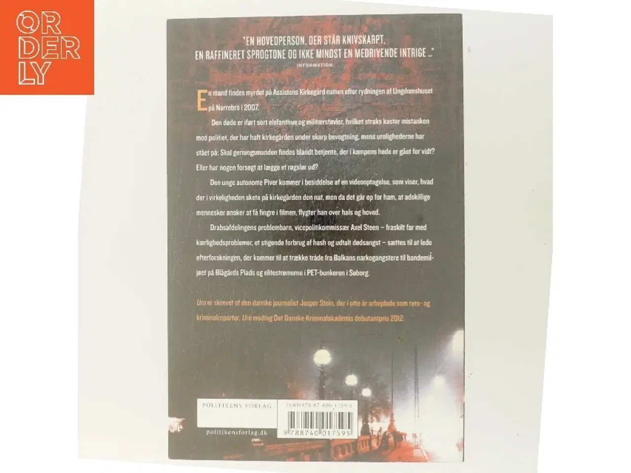 Billede 3 - Uro af Jesper Stein (Bog)