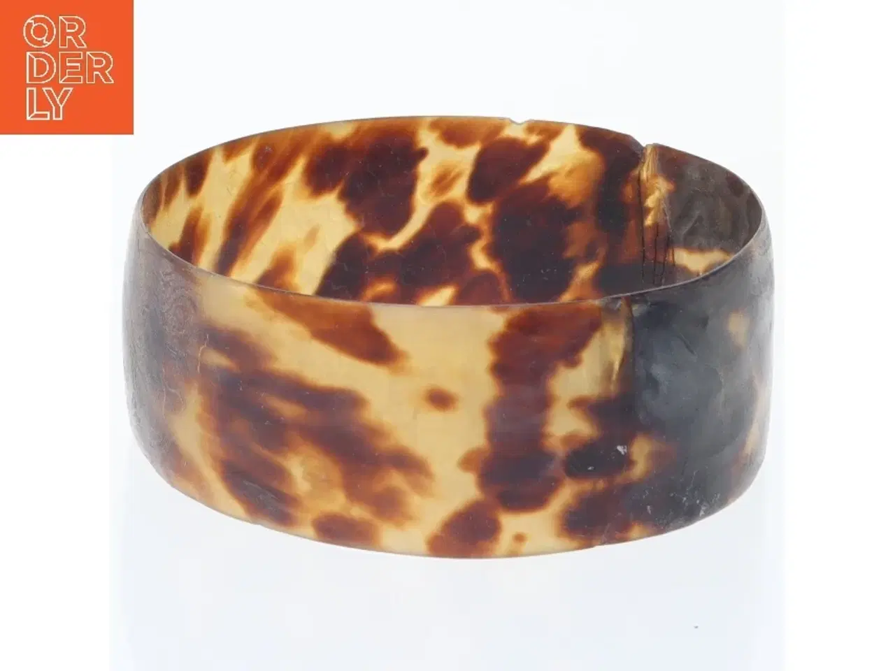 Billede 1 - Armring i skildpaddemønster (str. 7 cm)