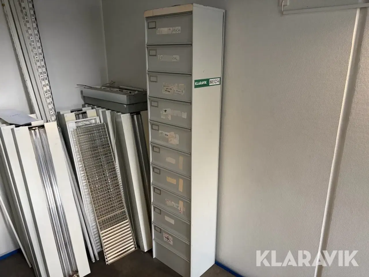 Billede 1 - Arkivskabe 10 skuffer 7 styk samlet lot