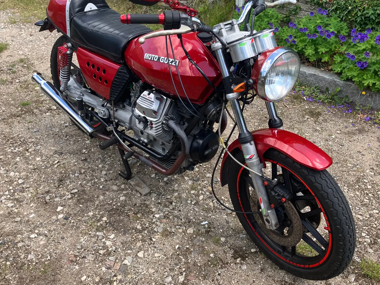 Billede 4 - Velholdt, nysynet veteran Moto Guzzi V 50 