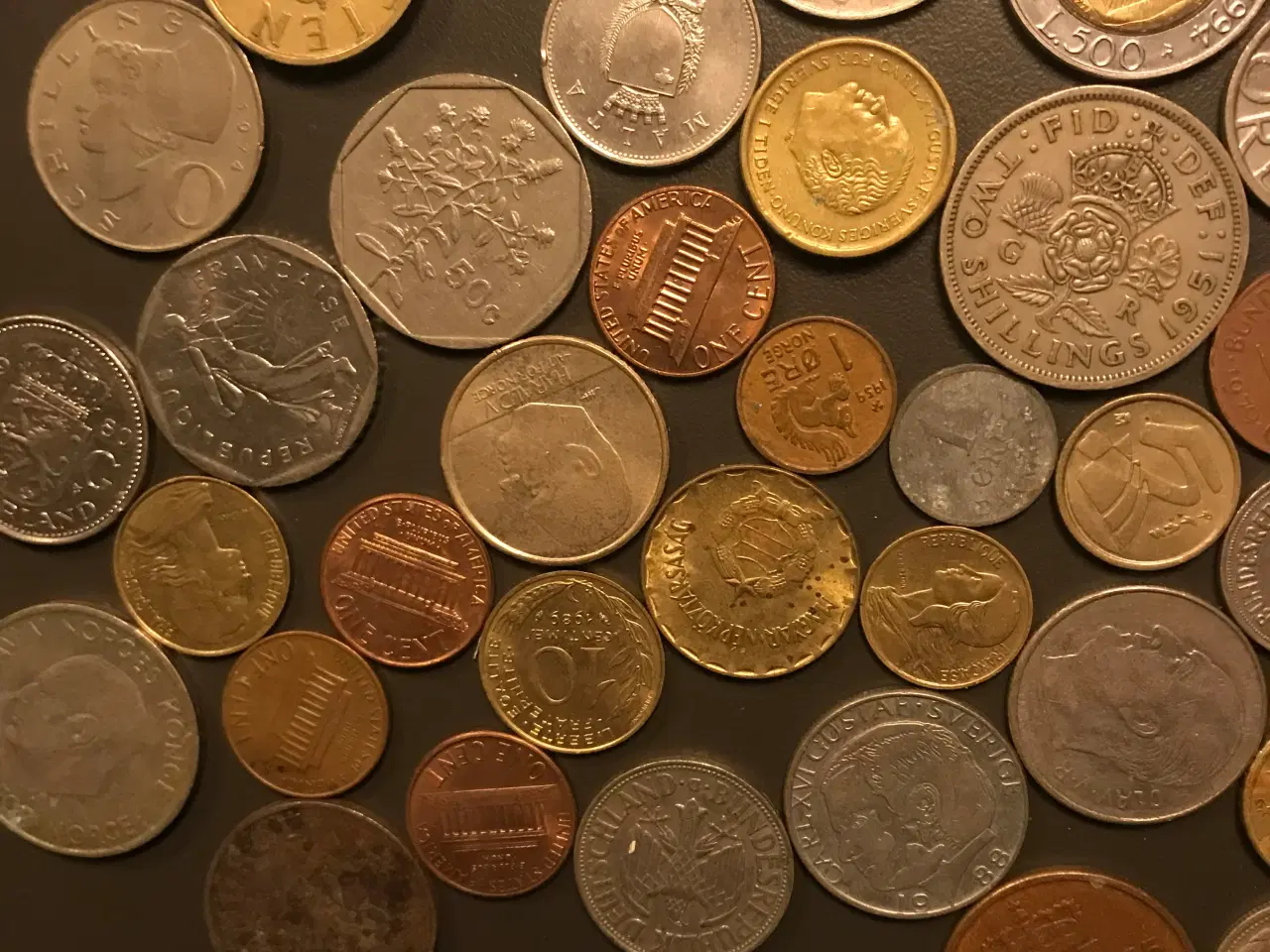 Billede 3 - Mønter udlandet