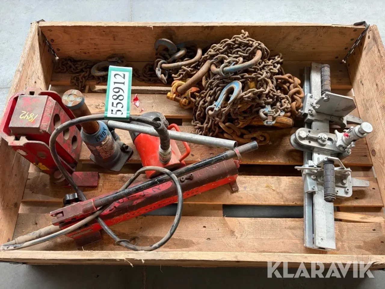 Billede 1 - Lot - kædeslæng, donkrafte og øvrigt
