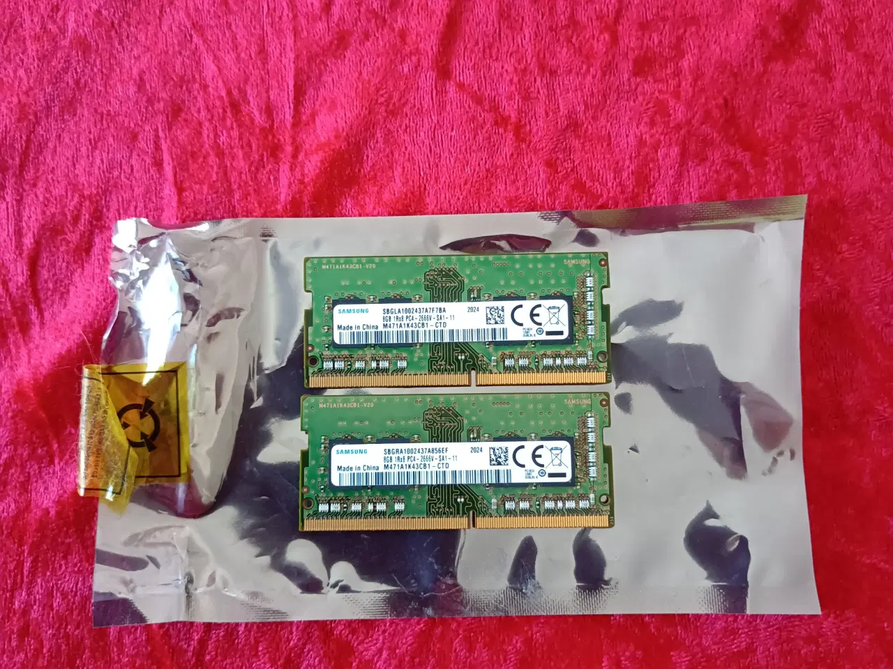 Billede 3 - 2 X 8 Gb sodimm pc4 Samsung til bærbar