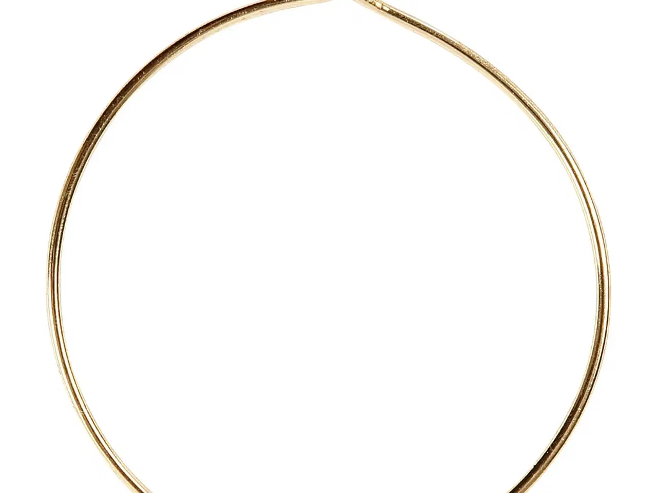 Billede 1 - Forgyldte Creoler 30 mm - 6 stk. til Smykkedesign