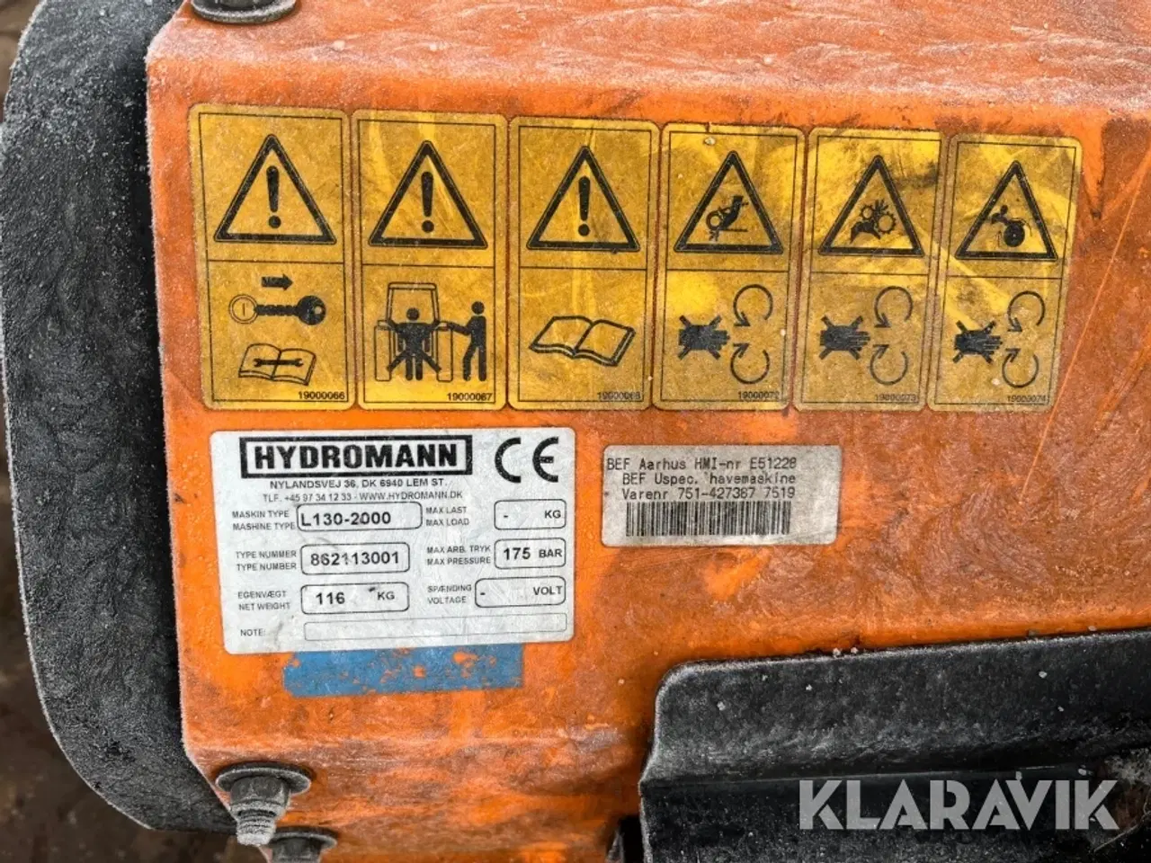 Billede 10 - Kost Hydroman Snowline L130-2000 med opsamler