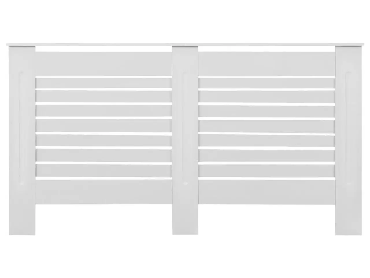 Billede 3 - Radiatorskjuler MDF 152x19x81,5 cm hvid