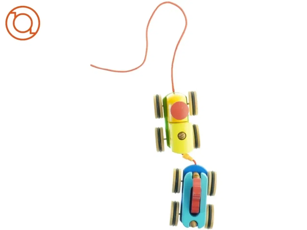 Billede 3 - Træktog i træ (str. 30 x 9 x 6 cm)