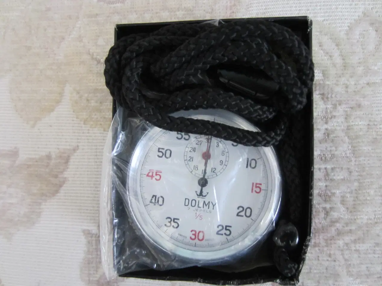 Billede 5 - DOLMY svejtsisk stopur med 7 JEWELS