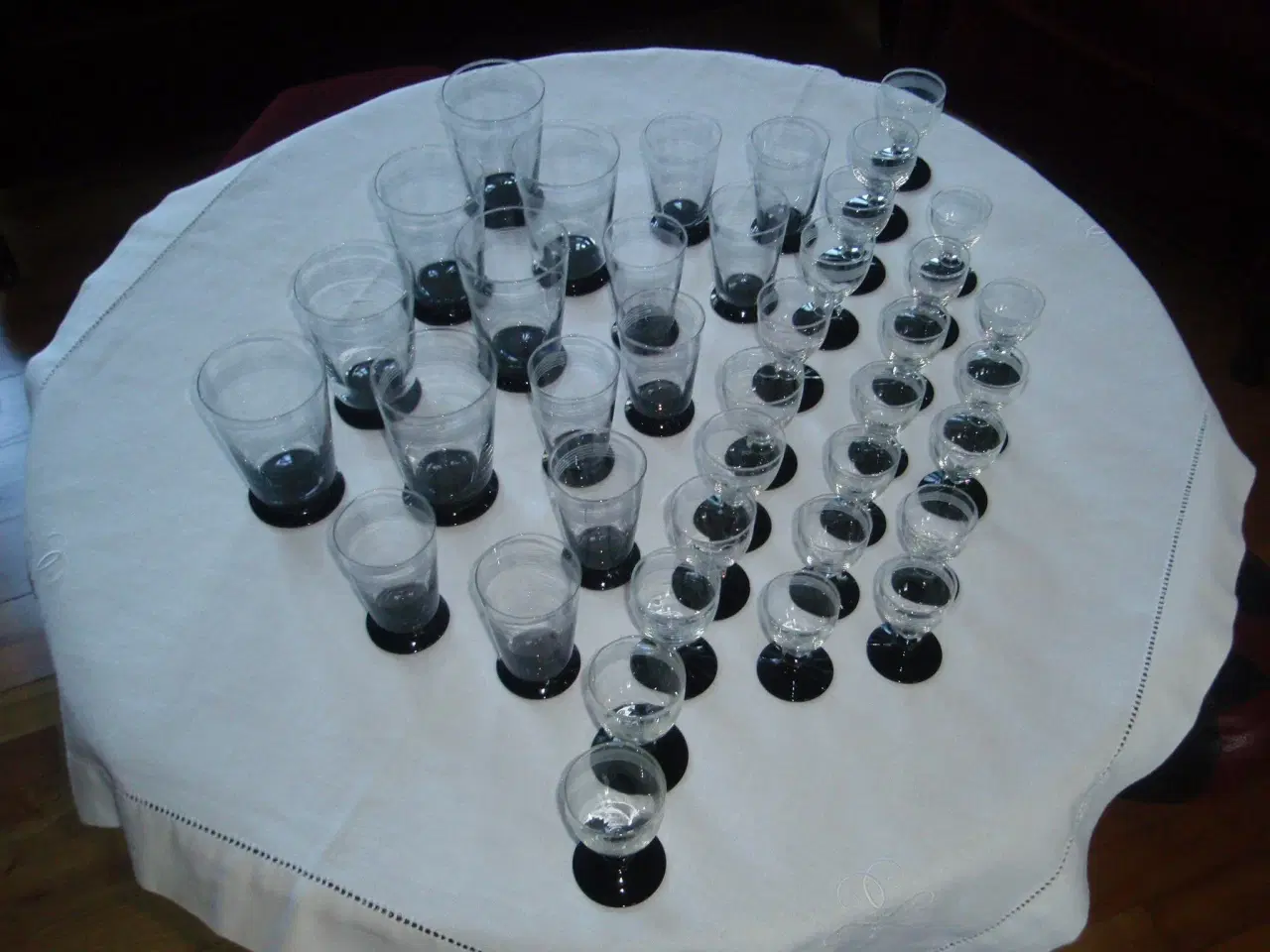 Billede 3 - Hørsholm glas (sortfodsglas fra ca. 1940)