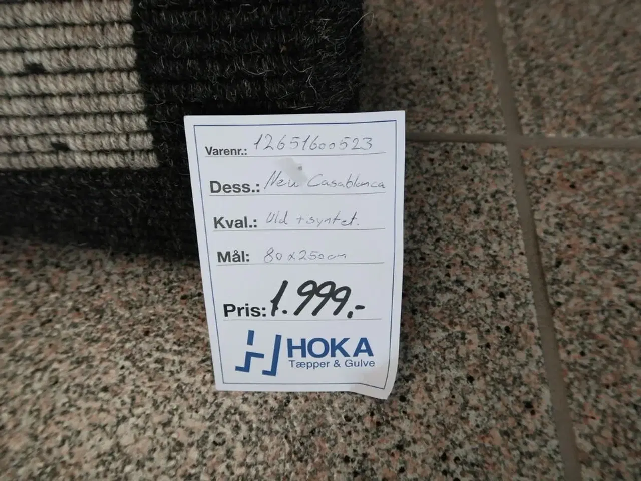 Billede 2 - Gulvtæppe NEW CASABLANCA Uld+Synt