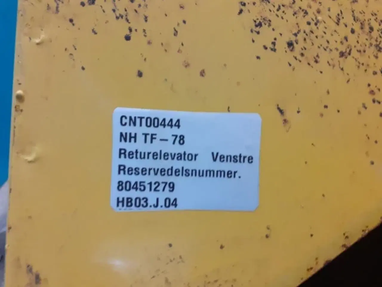 Billede 11 - New Holland TF78 LH. Returelevator 80451279