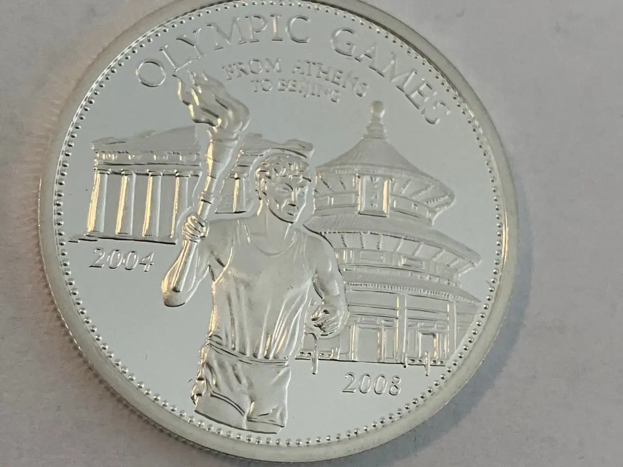 Billede 2 - 1000 Kip Olympics - Laos 2004 - .999 Silver