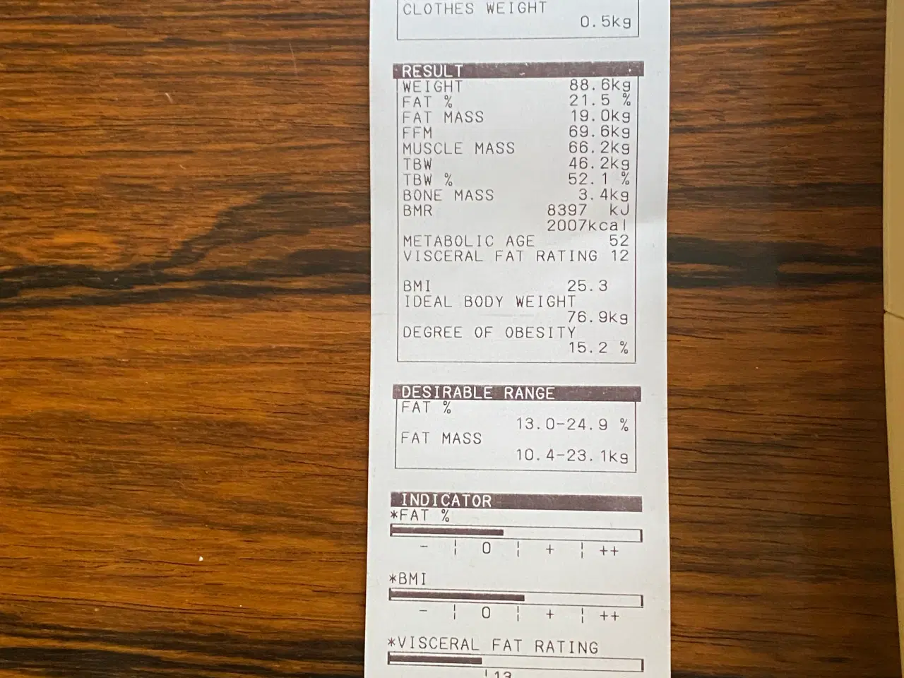 Billede 1 - Kropsvægt. Tanita Body Composition Analyzer sc-330