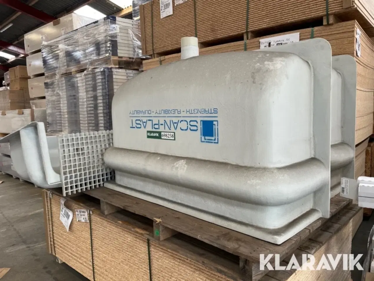 Billede 1 - Lyskasse Scan-plast Lyskuppel til kælder med rist - 1 styk