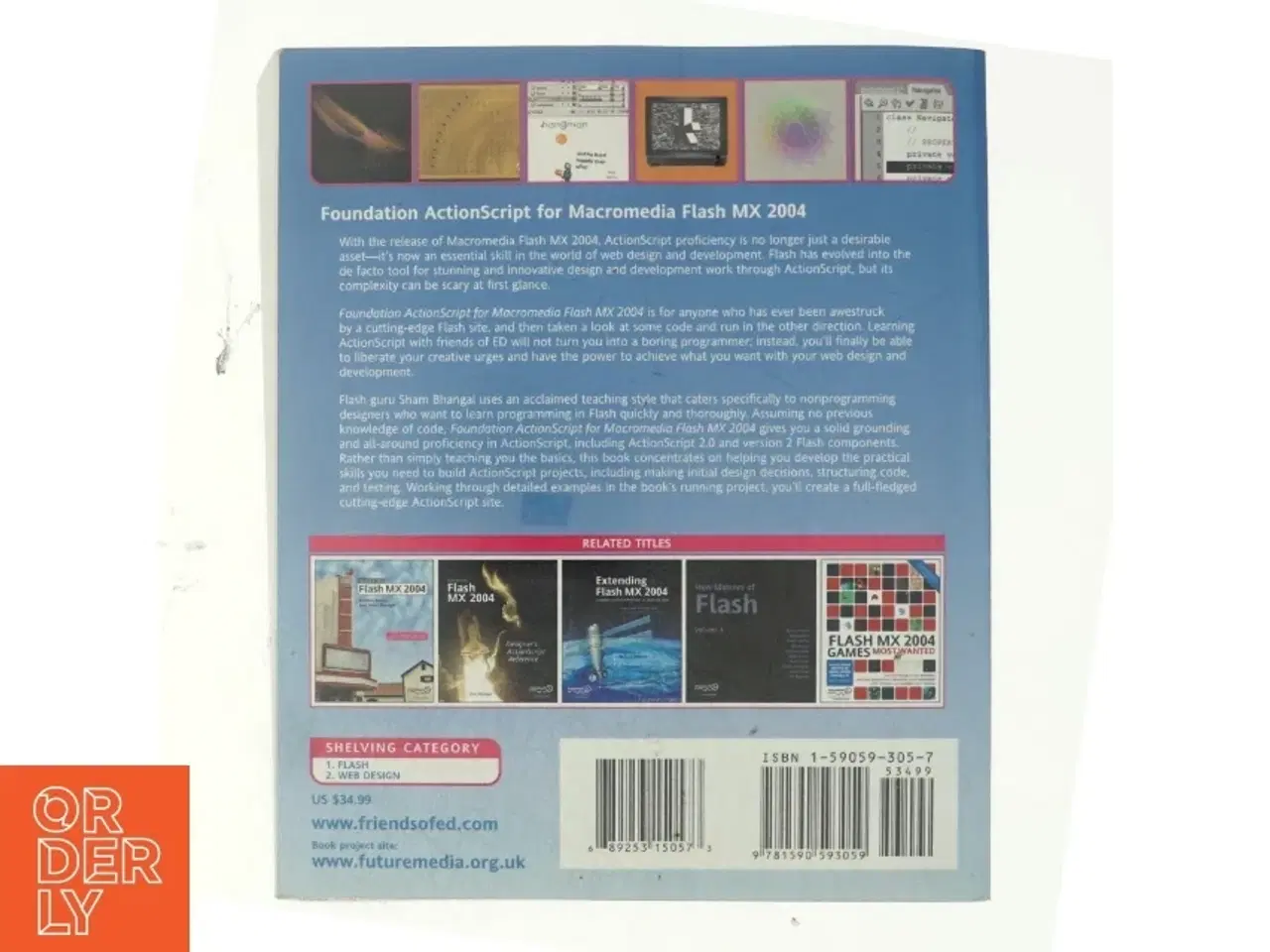 Billede 3 - Foundation ActionScript for Macromedia Flash MX 2004 af Sham Bhangal (Bog)