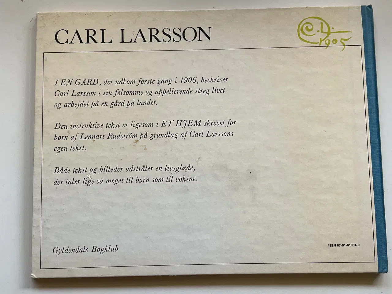 Billede 3 - “En gård” - Carl Larsson