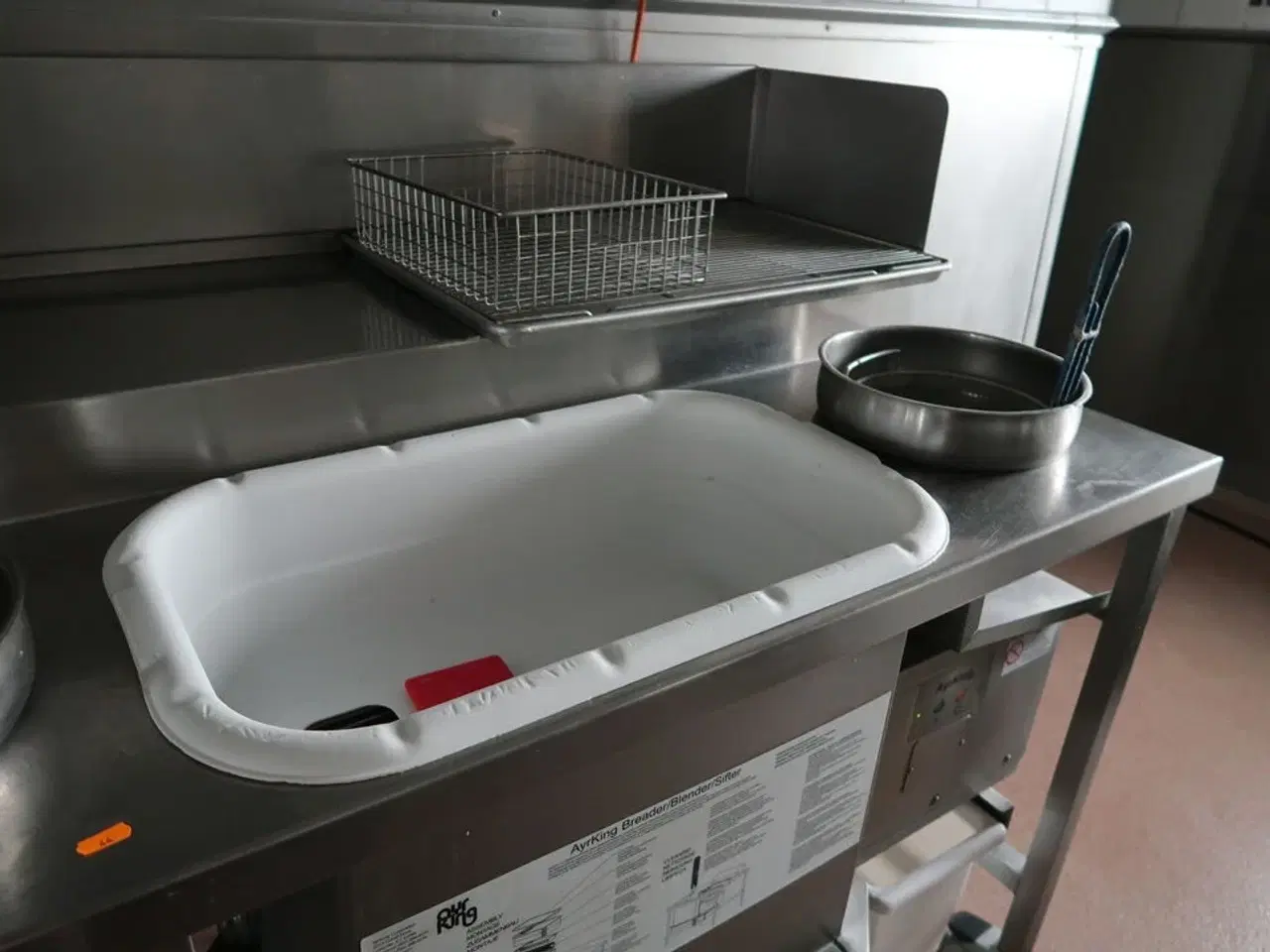 Billede 12 - Dobbelt paneringsstation AYRKING Breader/Blender/Sifter