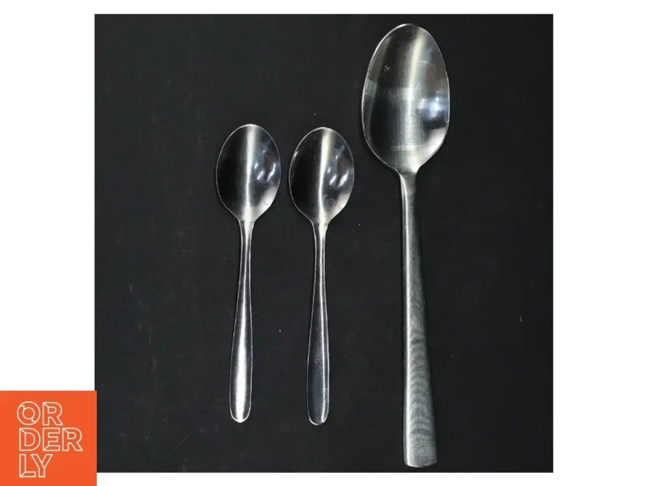 Billede 3 - Sølvskeer (str. 20. cm. og. 13 cm. 3 styk)