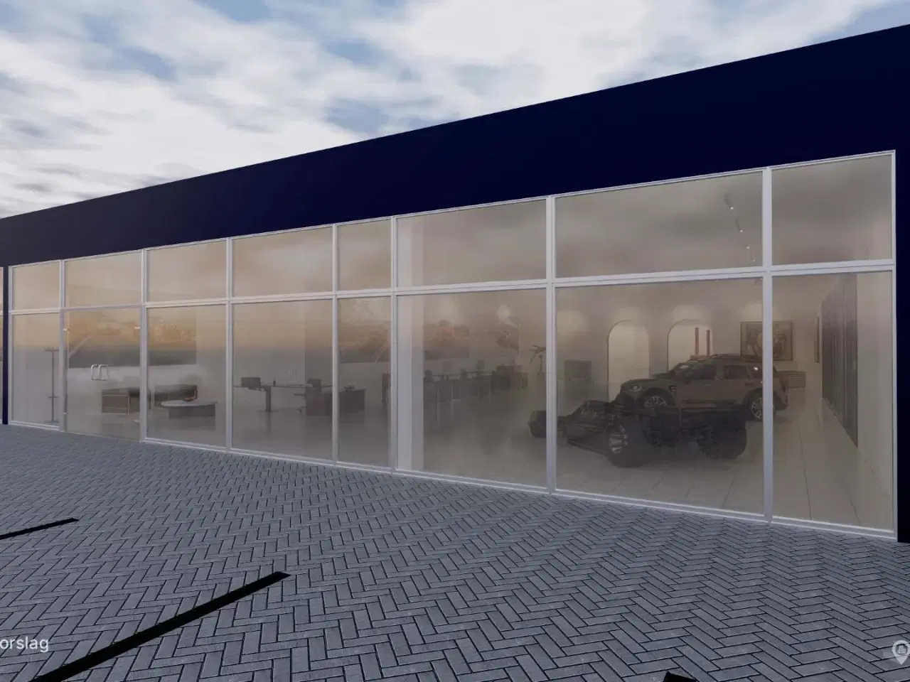 Billede 6 - Showroom/detail på trafikeret Roskildevej
