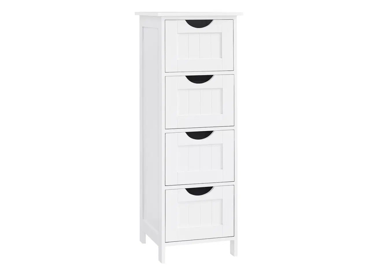 Billede 1 - Opbevaringsskab med skuffer 4 skuffer, 30 × 30 × 82 cm, hvid