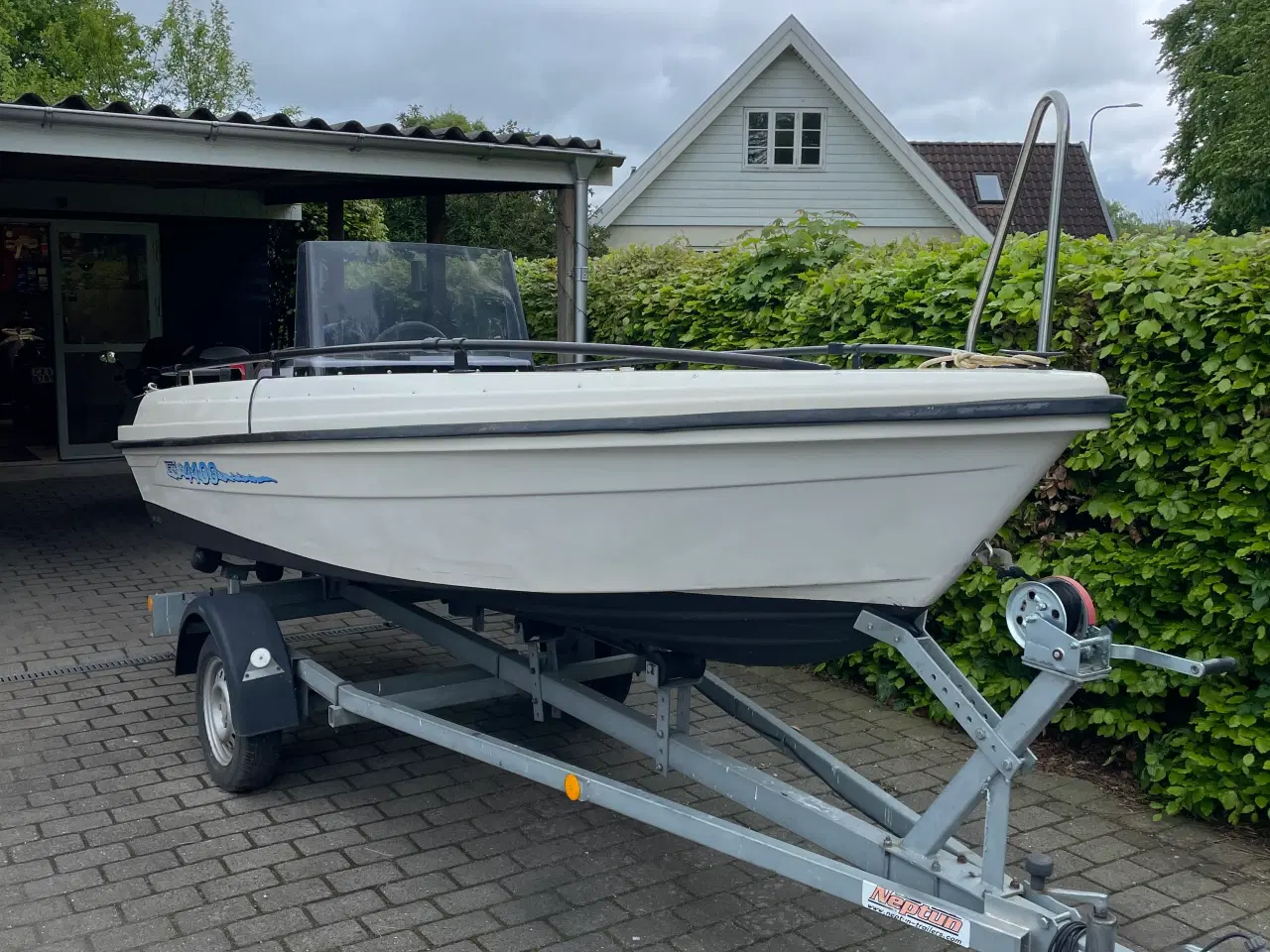 Billede 6 - TERHI 4100 styrepultbåd med 500 kg Neptun trailer 